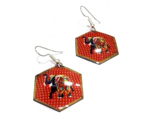 ELEPHANT - Contemporary Women Earrings Jewelry Hook Drop Dangle Fashion Gift N37